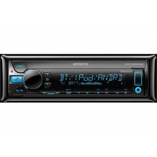 Receptor CD para coches (Bluetooth, MP3, WMA, AAC, WAV, FLAC playback) Kenwood KDC-X5000BT