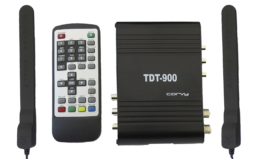 Sintonizador digital HD para automvil  Corvy TDT-900