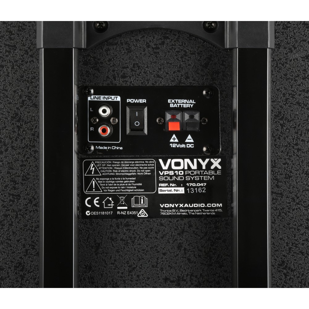 016.051 Portatil de Sonido 10" con BT  Vonyx  VPS10 #2