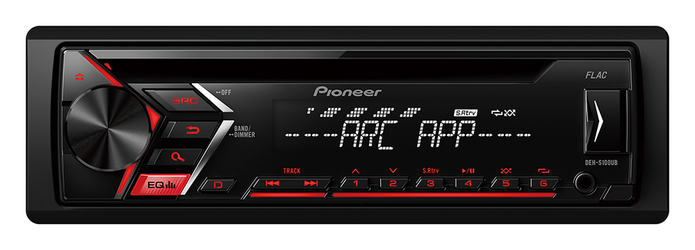 Radio CD 50Wx4 con RDS, entrada auxiliar y USB. Pioneer DEH-S100UB