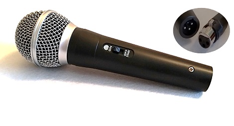 Micro para voz unidireccional de directo,  Audiovision  microfono dinamico