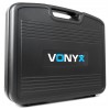 Juego de micrfonos VHF de 2 canales con 2 dispositivos porttiles Vonyx  WM522 #2