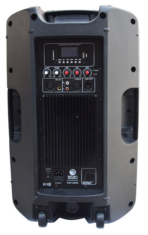 Caja via amplificada 500w rms1200Wmax BT TWS stereo gravadora USB SD MD Seven  PASV-12APRO TWS BT #3