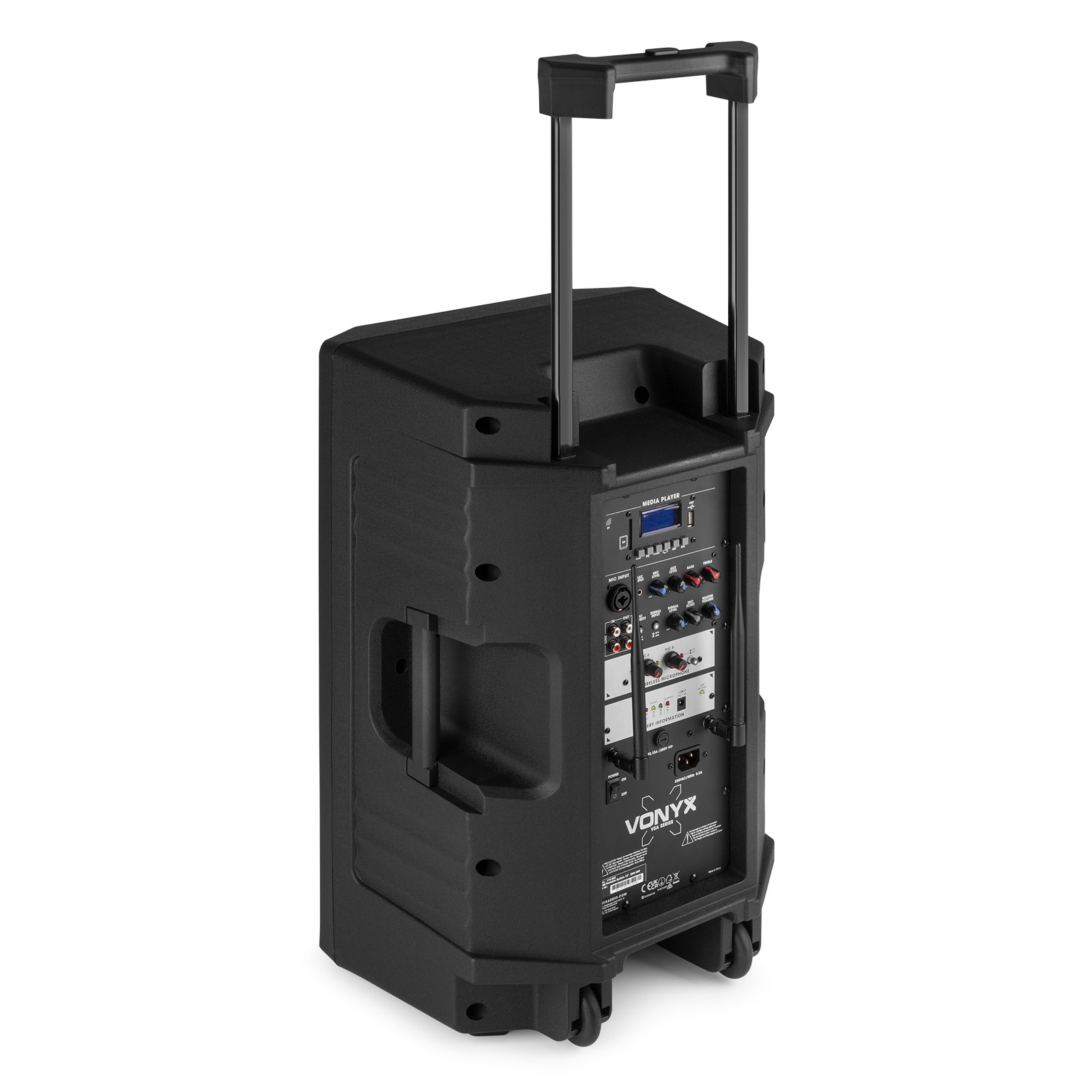Sistema porttil 12"  a batera micros UHF Vonyx  VSA500 #3