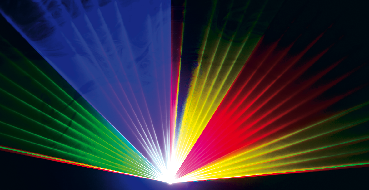 LASER RGB DE ANIMACION CON DMX 1100mW IBIZA LIGHT SCAN1100RGB