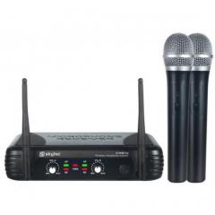 microfono inalambrico dual UHF 179.170 SkyTec  STWM722