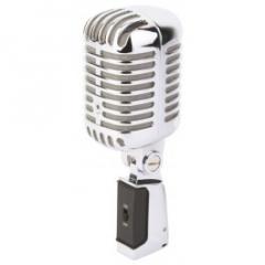 Microfono estilo Retro Cromado Power Dynamics PDS-M02