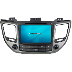 Autoradio Android con GPS.  Pantalla de 8″.Lector CD/DVD.1 GB de RAM y 16 GB de ROM.  Compatible con:  Hyundai Tucson desd HYUNDAI HY-013-A8 CORVY