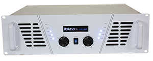 AMPLIFICADOR DE SONORIZACION 2 X 800W - BLANCO IBIZA SOUND AMP1000-WH